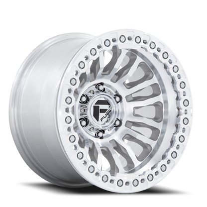 Fuel Off-Road Rincon Beadlock FC125DX 20x10 -48 8x165.1mm 125.1mm Machined Silver