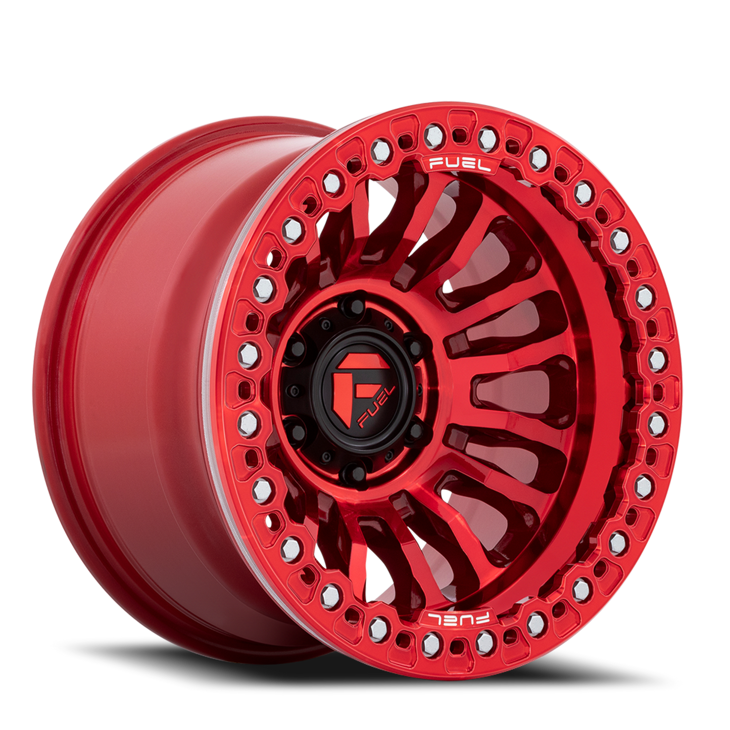 Fuel Off-Road Rincon Beadlock FC125QX 17x9 -38 5x127mm 71.5mm Candy Red