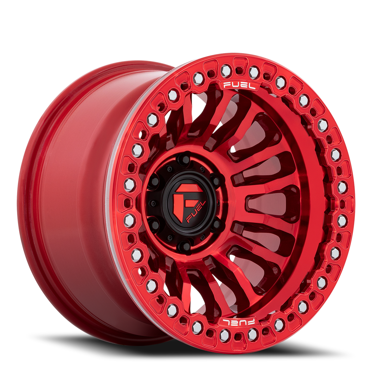 Fuel Off-Road Rincon Beadlock FC125QX 17x9 -38 5x127mm 71.5mm Candy Red