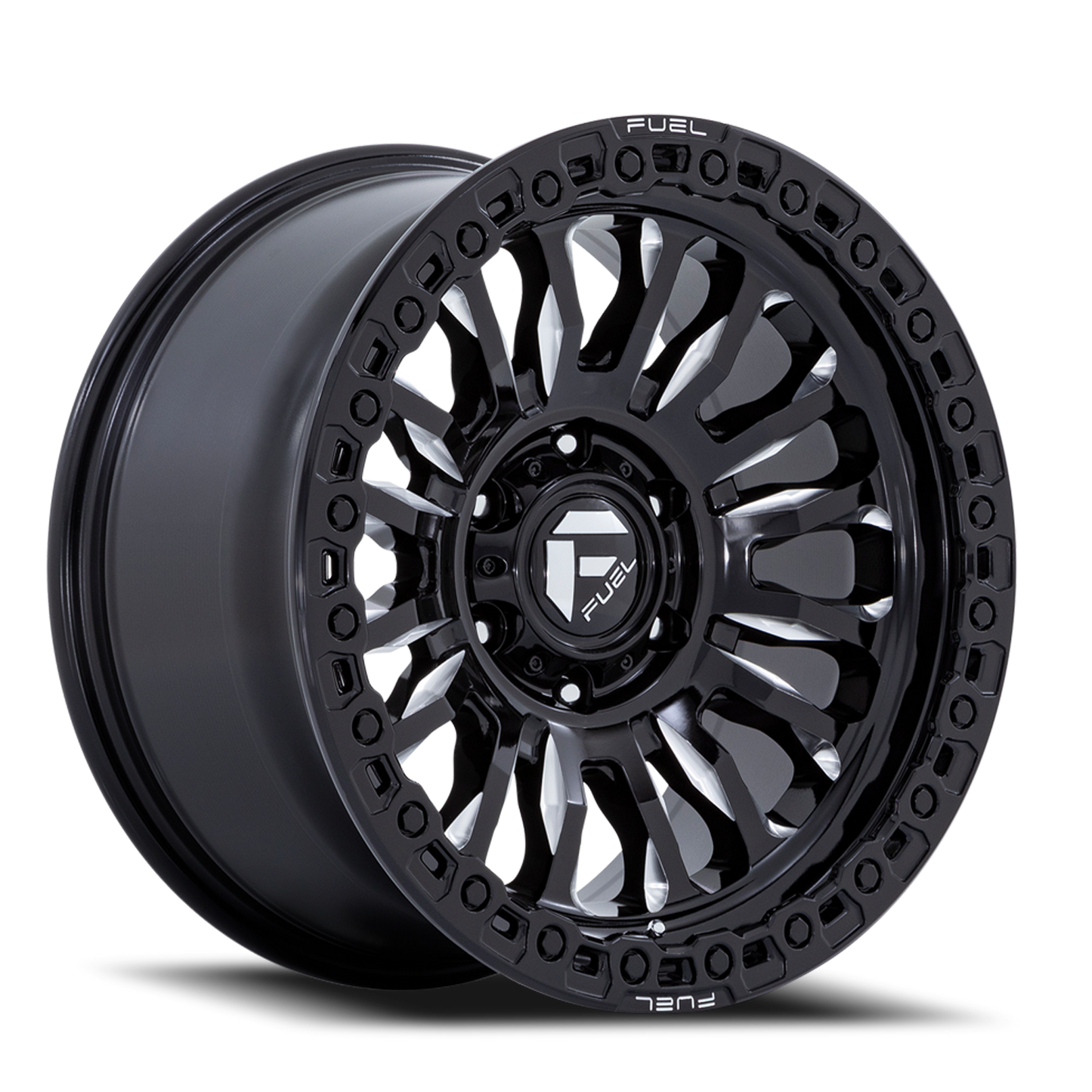 Fuel Off-Road Rincon SBL FC857BE 20x10 -18 6x139.7mm 106.1mm Gloss Black Milled