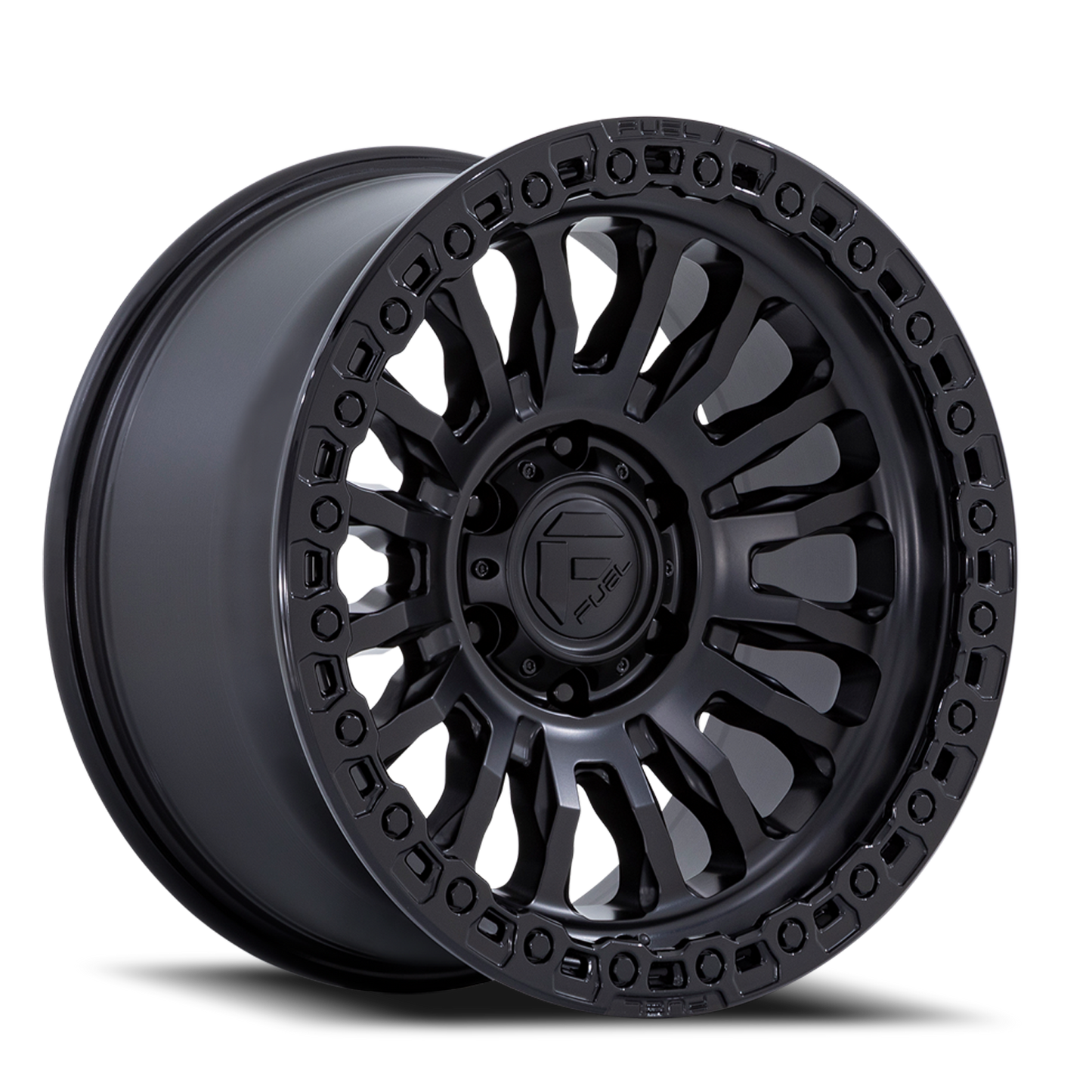 Fuel Off-Road Rincon SBL FC857MB 20x9 +1 6x135mm 87.1mm Matte Black Gloss Black Lip