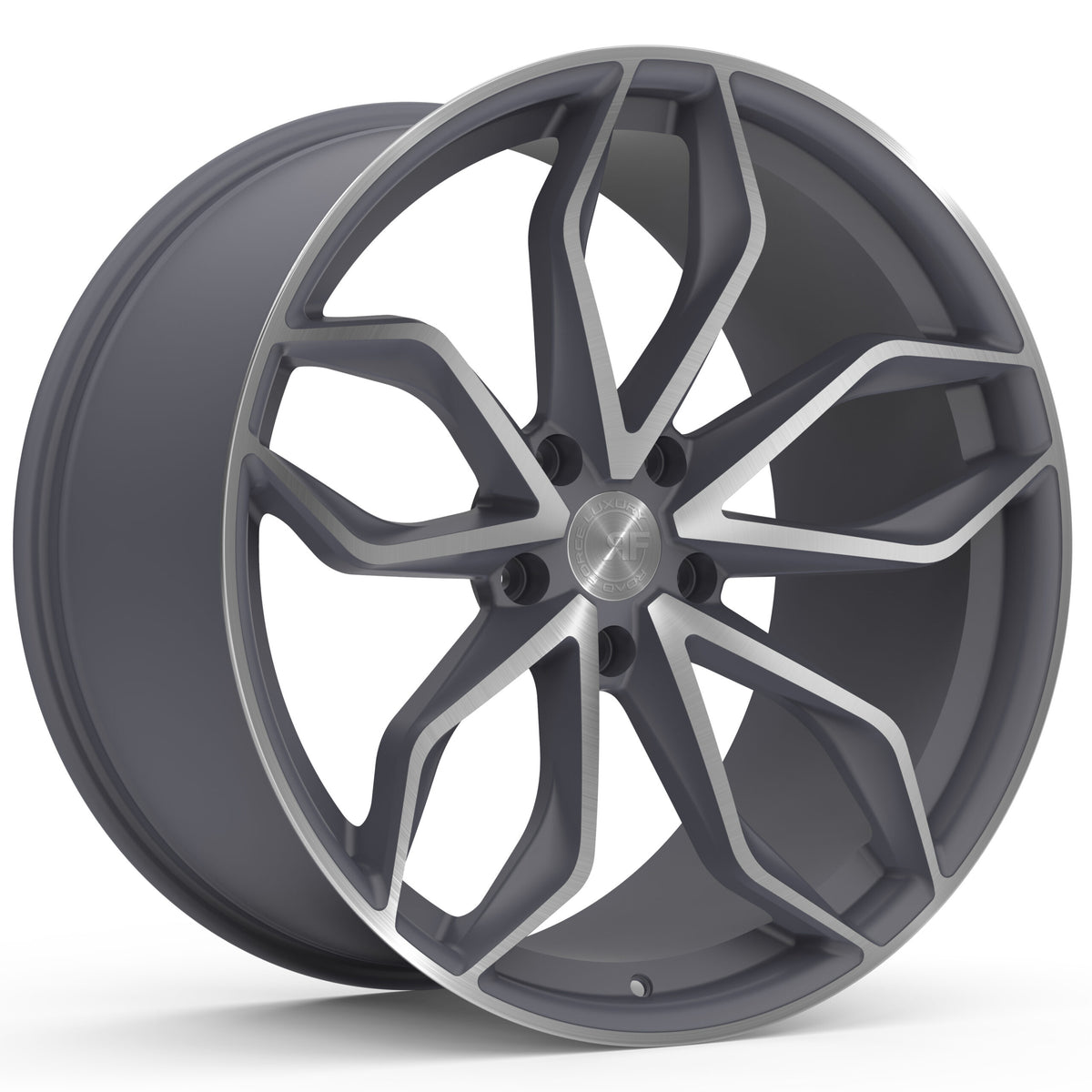 Road Force RF17 Satin Gunmetal Machined wheel