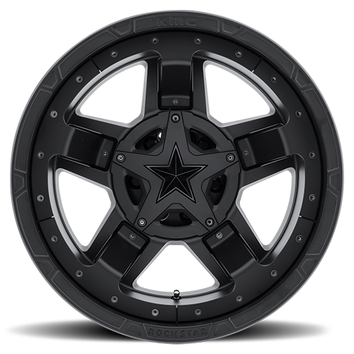 XD Series Wheels Rockstar III XD827 MB 17x9 -12 5x127/5x135mm 87.1mm Matte Black
