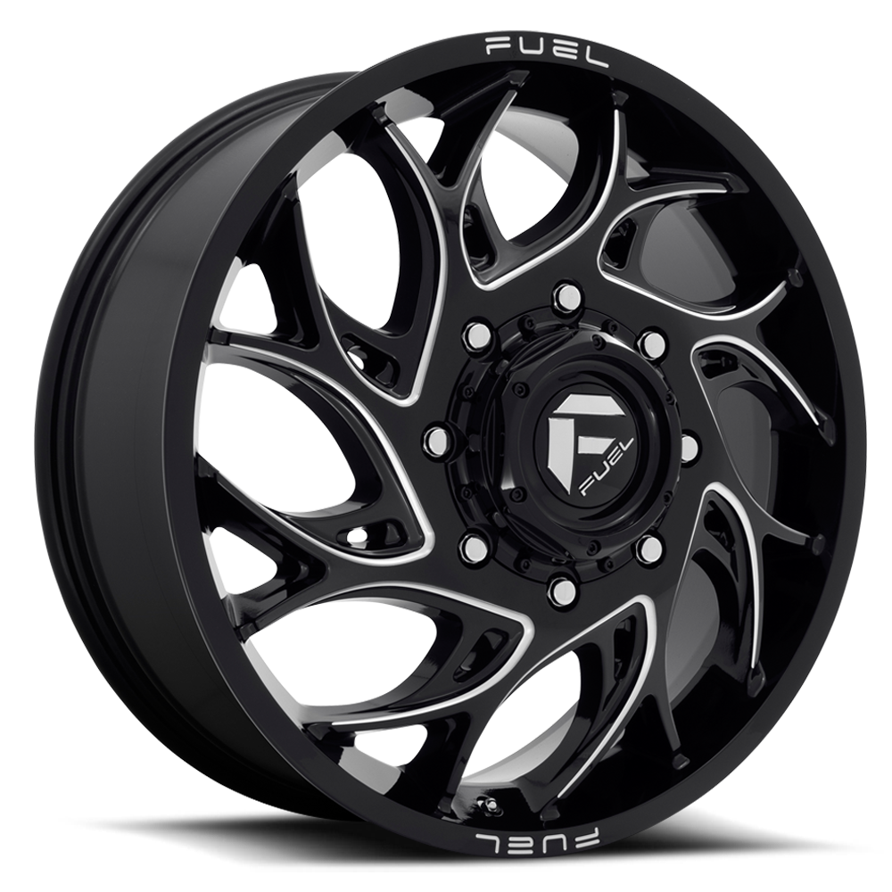 Fuel Off-Road Runner Dually D741 22x8.25 +105 8x200mm 142.2mm Gloss Black Milled