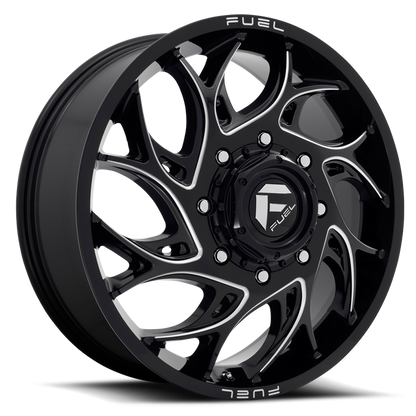 Fuel Off-Road Runner Dually D741 22x8.25 +105 8x210mm 154.3mm Gloss Black Milled