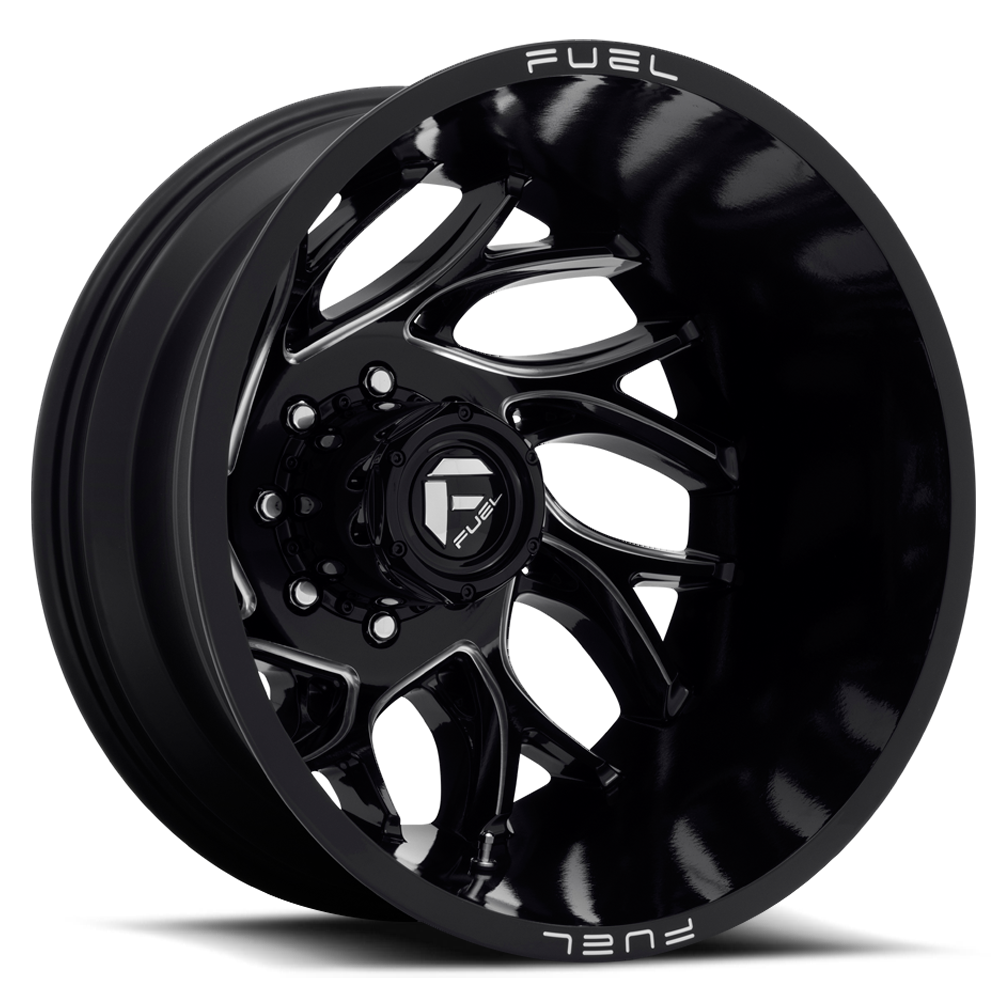 Fuel Off-Road Runner Dually D741 20x8.25 -202 8x200mm 142.2mm Gloss Black Milled