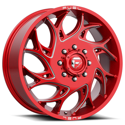 Fuel Off-Road Runner Dually D742 20x8.25 +105 8x165.1mm 121.6mm Candy Red Milled