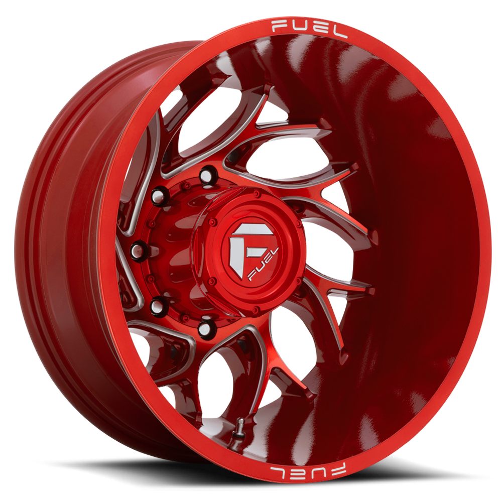 Fuel Off-Road Runner Dually D742 20x8.25 -240 8x165.1mm 121.6mm Candy Red Milled
