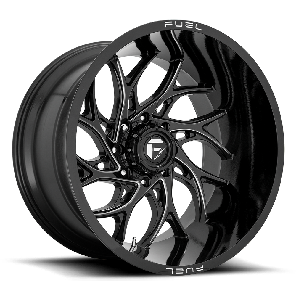 Fuel Off-Road Runner D741 22x10 -18 6x139.7mm 106.1mm Gloss Black Milled