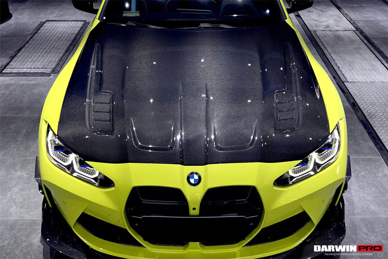 2021-UP BMW M3 G80 G81 M4 G82/G83 BKSSII Style Carbon Fiber Hood - DarwinPRO Aerodynamics