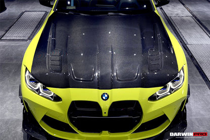 2021-UP BMW M3 G80 G81 M4 G82/G83 BKSSII Style Carbon Fiber Hood - DarwinPRO Aerodynamics