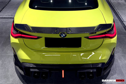 2021-UP BMW M4 G82/4 Series G22 BKSS Style Carbon Fiber Trunk Spoiler - DarwinPRO Aerodynamics