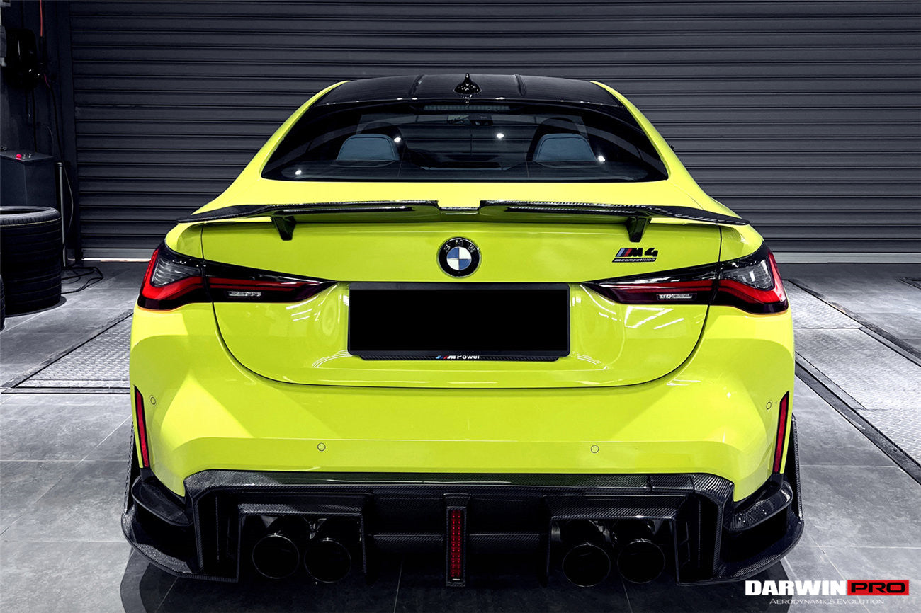 2021-UP BMW M4 G82/4 Series G22 BKSS Style Carbon Fiber Trunk Spoiler - DarwinPRO Aerodynamics