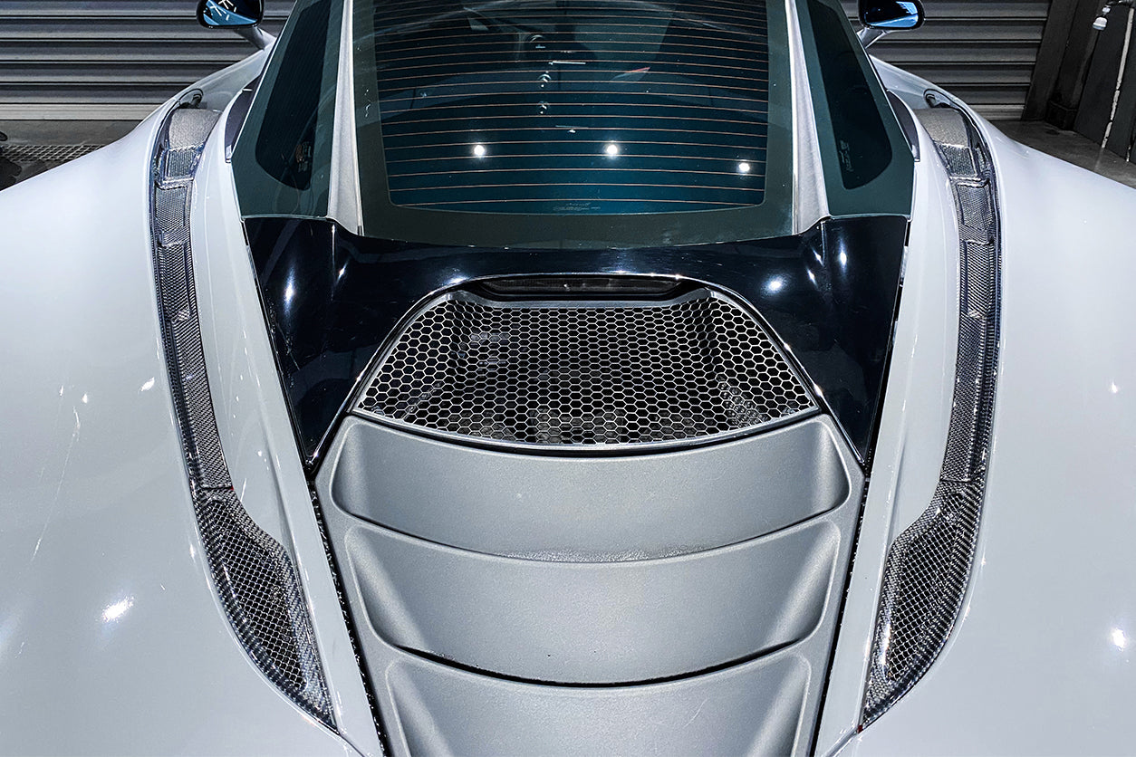 2017-2023 McLaren 720s Coupe Carbon Fiber Engine Hood Side Air Intake Vents - DarwinPRO Aerodynamics