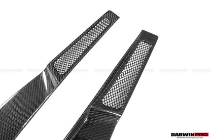 2017-2021 McLaren 720s Carbon Fiber Engine Hood Side Air Intake Vents - DarwinPRO Aerodynamics