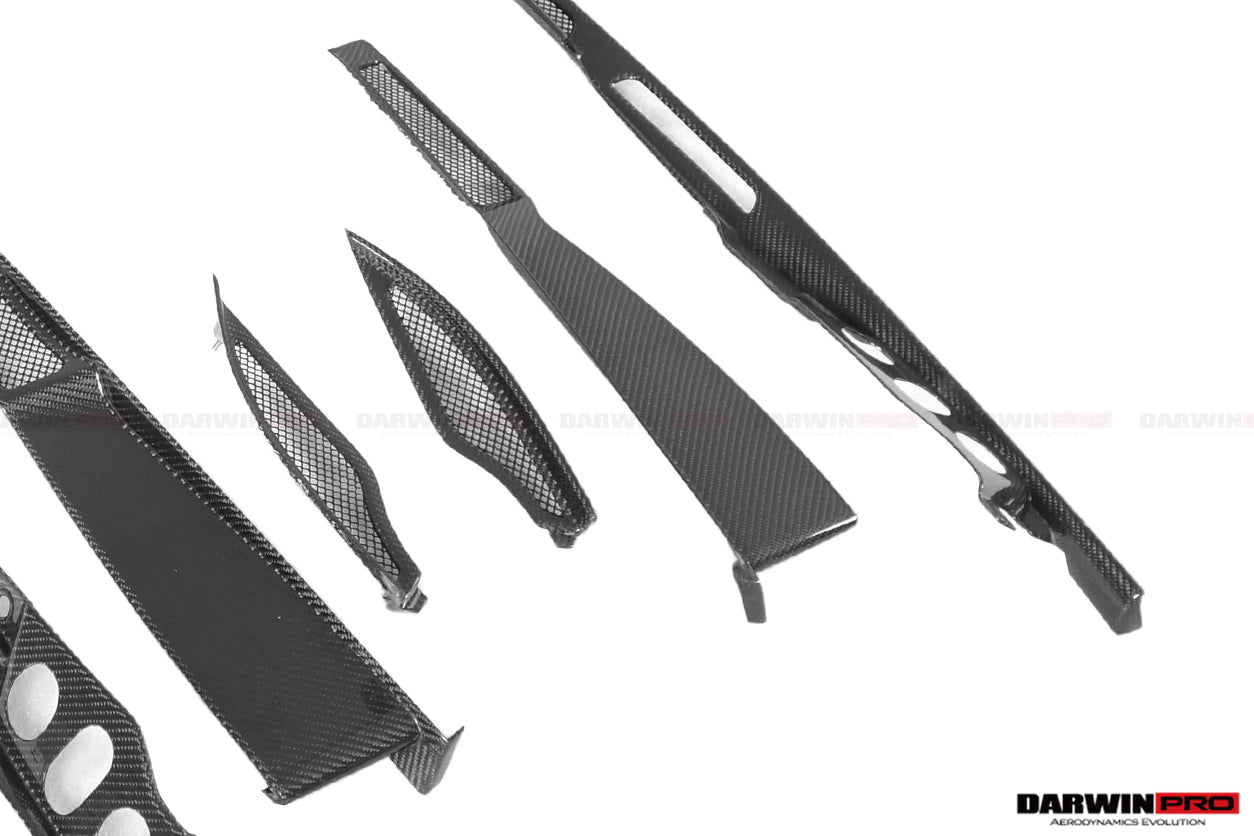 2017-2021 McLaren 720s Carbon Fiber Engine Hood Side Air Intake Vents - DarwinPRO Aerodynamics