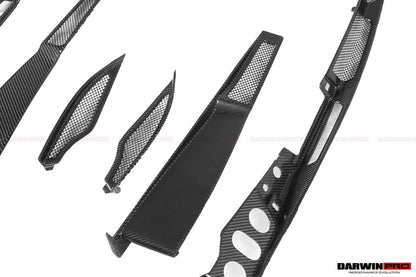 2017-2021 McLaren 720s Carbon Fiber Engine Hood Side Air Intake Vents - DarwinPRO Aerodynamics