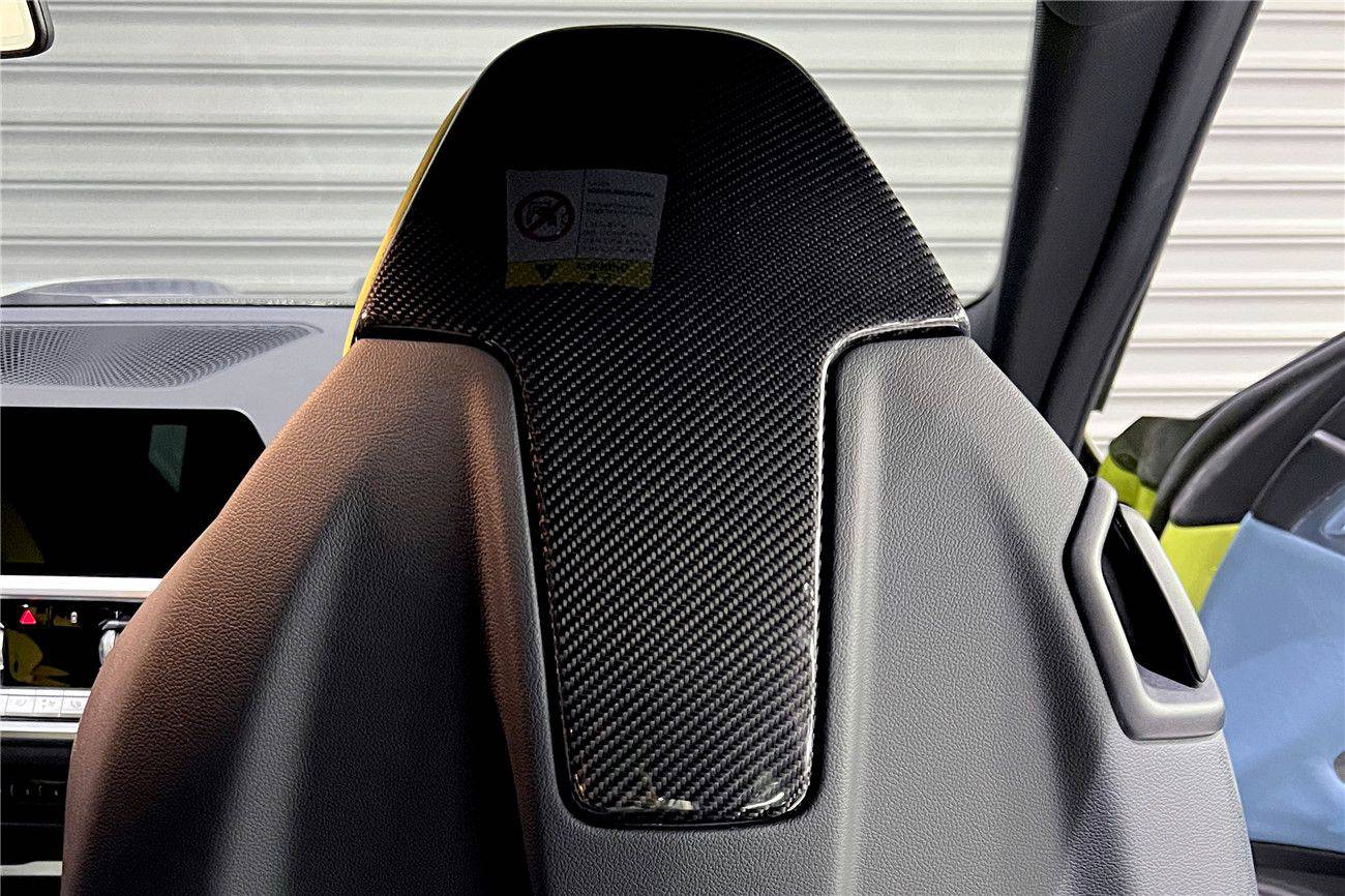 2021-UP BMW M4 & M3 G82 G83 G80 OE Style Carbon Fiber UP Seat-back Cover - Carbonado