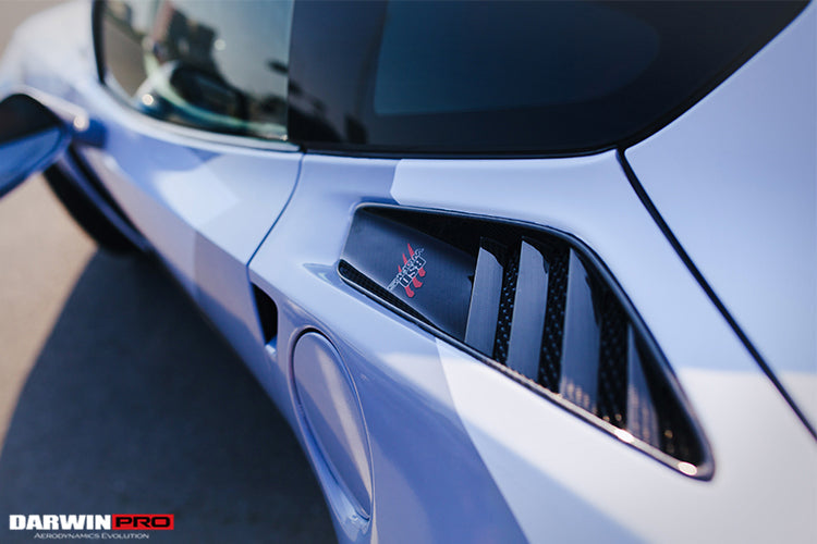 2013-2017 Corvette C7 Z51 Carbon Fiber Rear Quarter Panel Vents - DarwinPRO Aerodynamics