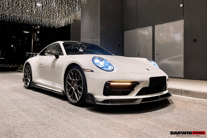 2019-2023 Porsche 911 992 Carrera/Targa S/4/4S SD-Sport Design Modl BKSS Style Front Lip - DarwinPRO Aerodynamics