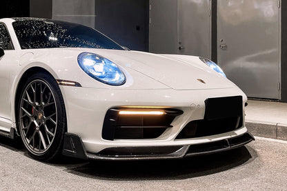 2019-2023 Porsche 911 992 Carrera/Targa S/4/4S SD-Sport Design Modl BKSS Style Front Lip - DarwinPRO Aerodynamics