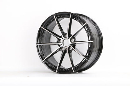 E169 Black Machined Face 19x8.5 ET35 5.114 - Square Set (4 Wheels)