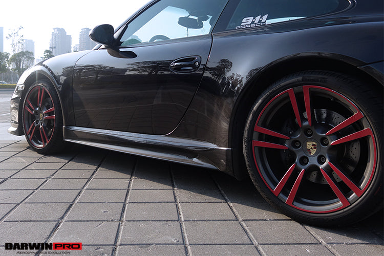2009-2012 Porsche 911 997.2 Carrera/S 991GT3 Style Side Skirts - DarwinPRO Aerodynamics