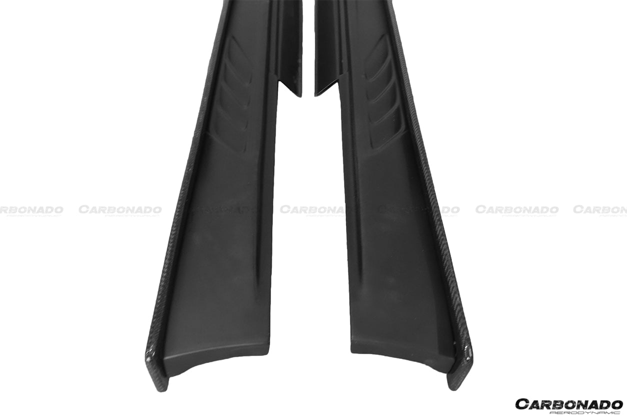 2008-2022 Nissan GTR R35 CBA/DBA/EBA VA Style Side Skirts - Carbonado
