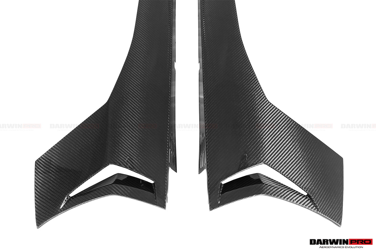 2011-2021 Lamborghini Aventador LP700 LP740 Coupe/Roadster Carbon Fiber Side Skirts - DarwinPRO Aerodynamics