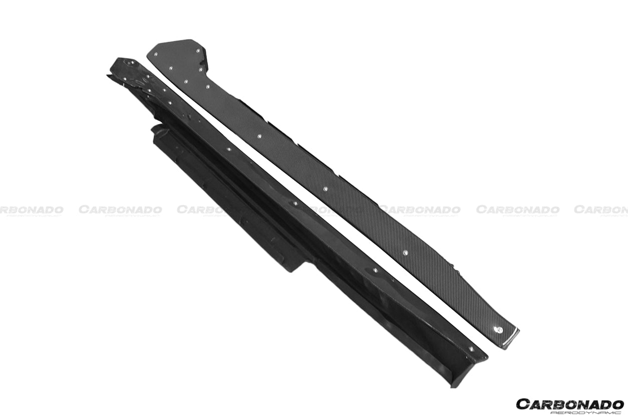 2008-2022 Nissan GTR R35 CBA/DBA/EBA VA Style Side Skirts - Carbonado