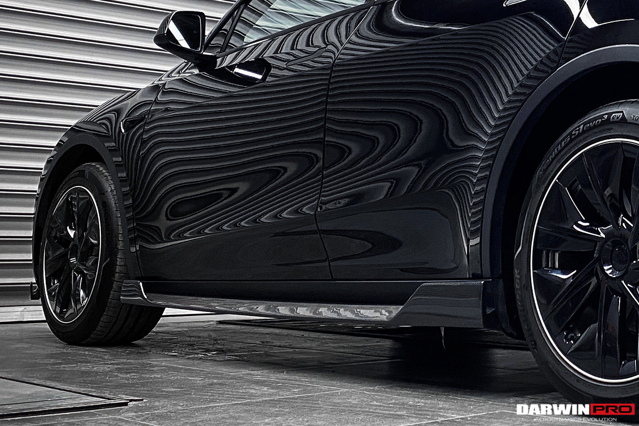 2020-2023 Tesla Model Y IMP Performance Carbon Fiber Side Skirts - DarwinPRO Aerodynamics