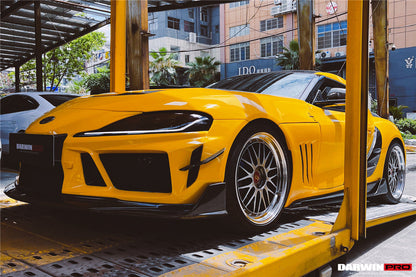 2019-UP Toyota GR Supra (J29/DB) A90 A91 BKSSII Style Partial Carbon Fiber Front Bumper - DarwinPRO Aerodynamics