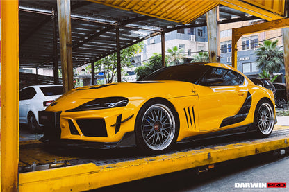 2019-UP Toyota GR Supra (J29/DB) A90 A91 BKSSII Style Partial Carbon Fiber Front Bumper - DarwinPRO Aerodynamics