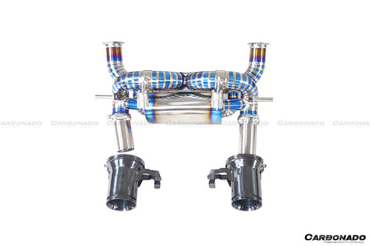 2011-2021 Lamborghini Aventador LP700 LP740 LP750 Coupe & Roadster SVJ Style Exhaust System - Carbonado