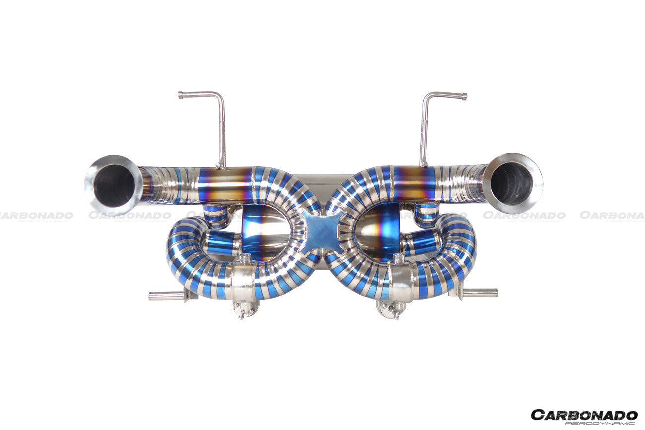2011-2021 Lamborghini Aventador LP700 LP740 LP750 Coupe/Roadster SVJ Style Exhaust System - Carbonado