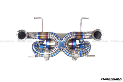 2011-2021 Lamborghini Aventador LP700 LP740 LP750 Coupe/Roadster SVJ Style Exhaust System - Carbonado