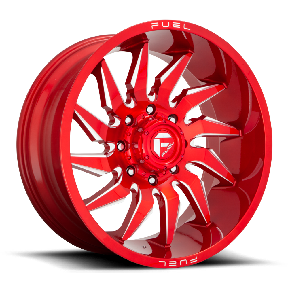 Fuel Off-Road Saber D745 20x10 -18 5x150mm 110.2mm Candy Red Milled