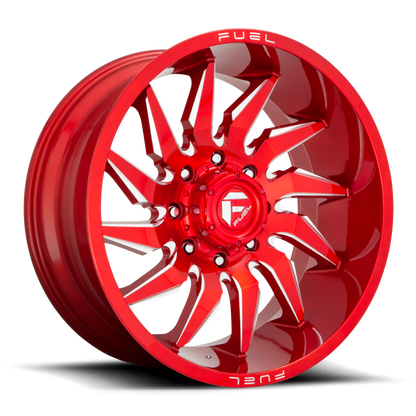 Fuel Off-Road Saber D745 20x10 -18 5x150mm 110.2mm Candy Red Milled
