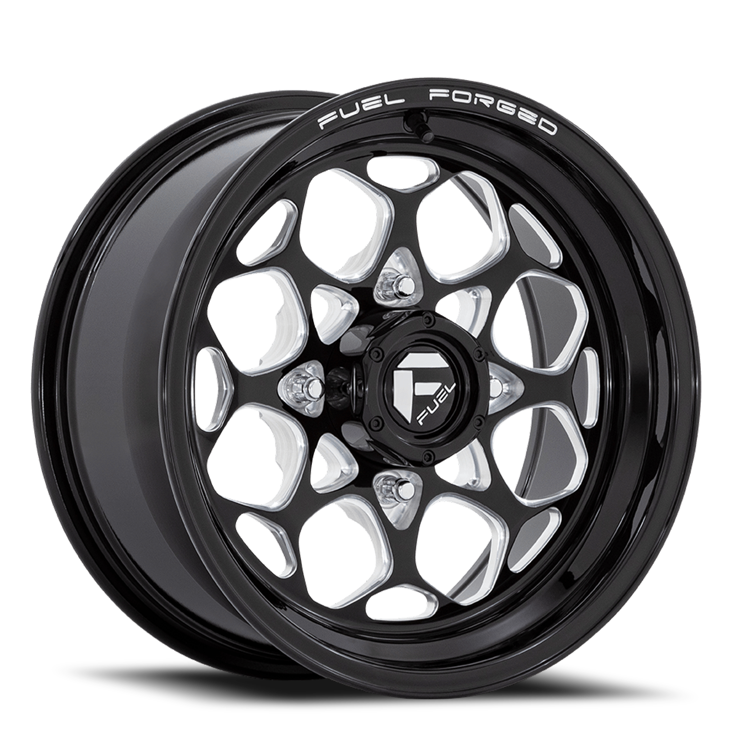 Fuel Off-Road Scepter UTV FV400 BE 15x7 +10 4x156mm 115.1mm Gloss Black Milled