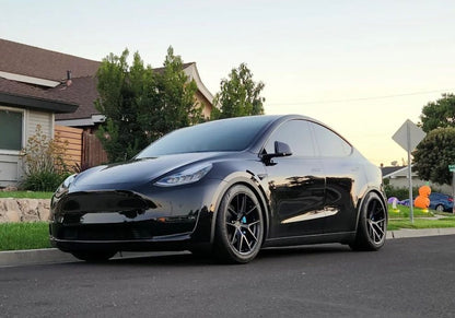 19" Aodhan AFF7 Matte Black 5x112 ( Square Setup ) ( Set of 4 )