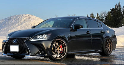 Aodhan AFF3 Matte Bronze - 20x9 +30 / 20x10.5 +35 5x120 (Staggered Set of 4)