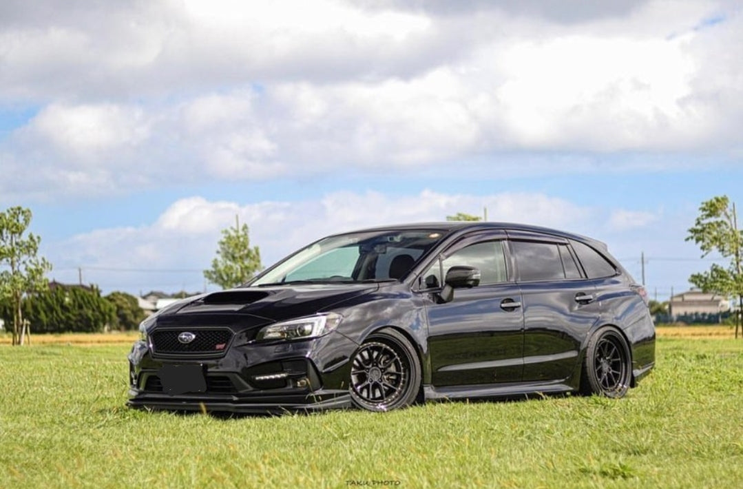 Aodhan DS08 Gloss Black W /Gold Rivets - 19x8.5 +35 5x114.3 (Square Set of 4)