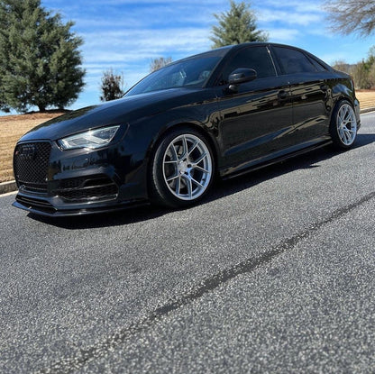 Aodhan AH-11 Gloss Silver Machined Face - 19x8.5 +35 / 19x9.5 +35 5x120 (Staggered Set of 4)