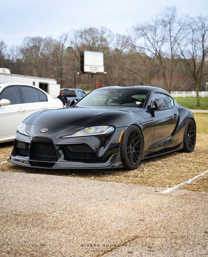 Aodhan AH-X Matte Black - 19x8.5 +35 / 19x9.5 +35 5x114.3 (Staggered Set of 4)