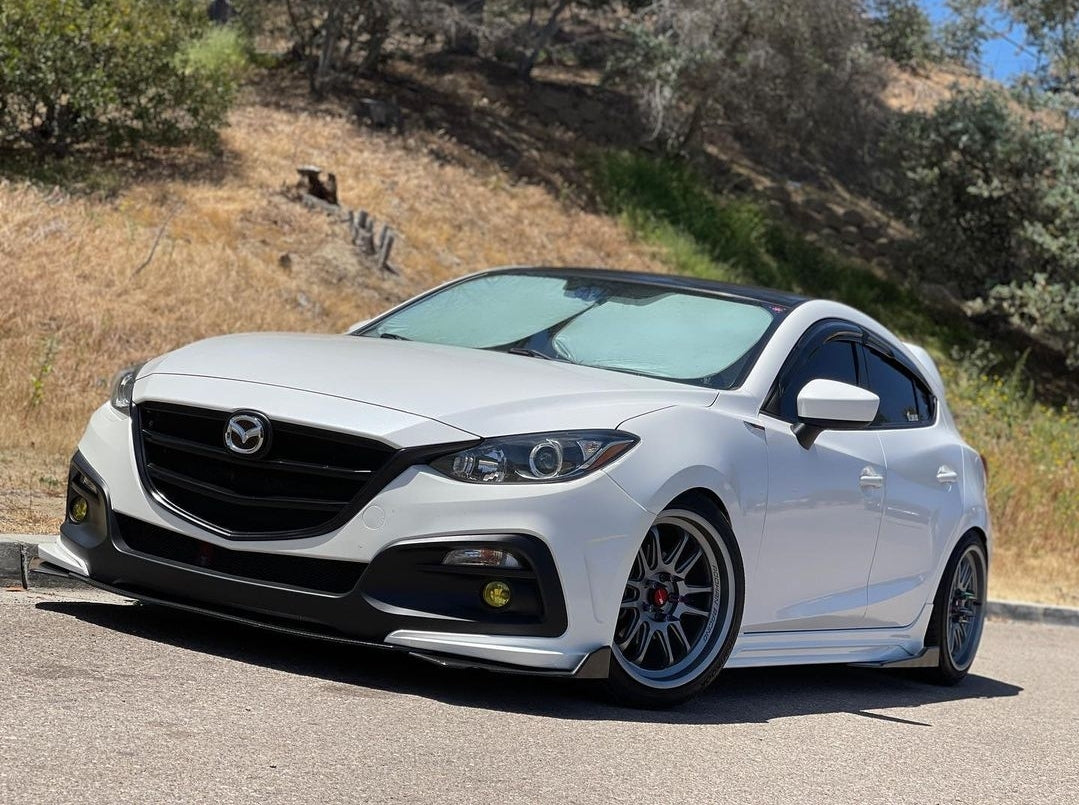 Aodhan AH07 Hyper Black - 18x8.5 +35 / 18x9.5 +30 5x114.3 (Staggered Set of 4)