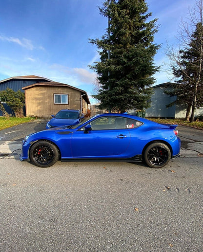 Aodhan AH06 Matte Black - 18x9 +30 5x114.3 (Square Set of 4)