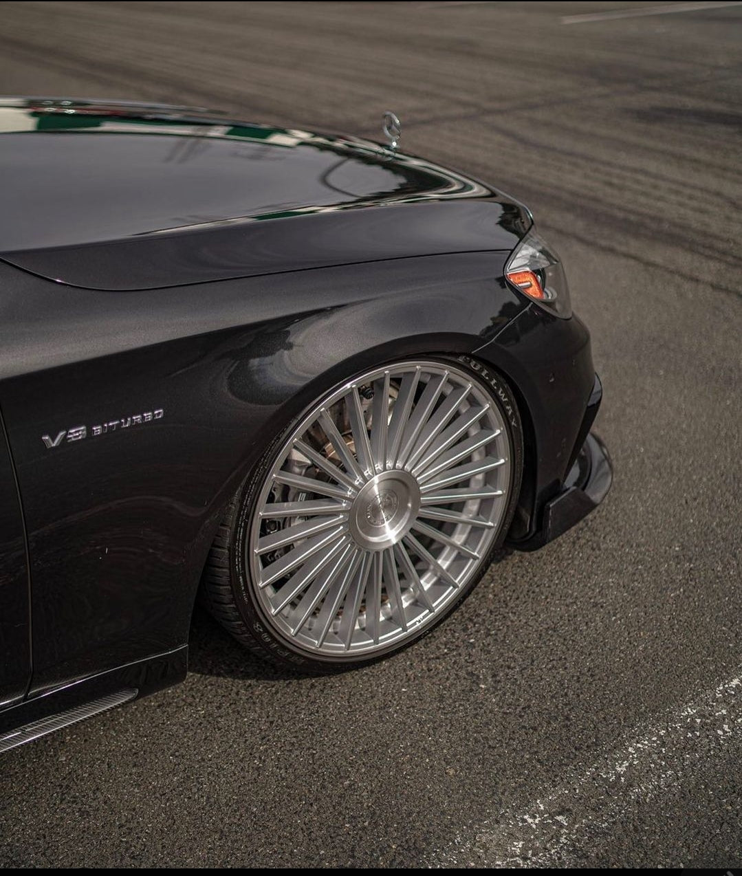 24" Road Force RF22 Silver Machine Face 5x114.3 (Set of 4)