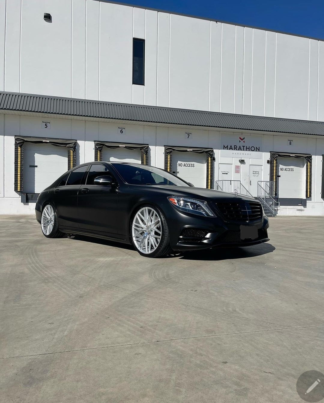 22" Road Force RF13 Silver Machine Face 5x130 ( Staggered Setup )