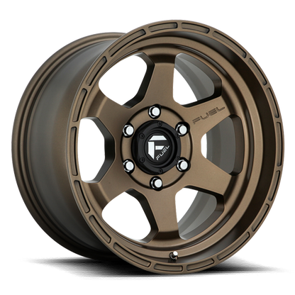 Fuel Off-Road Shok D666 17x9 +1 6x139.7mm 106.3mm Matte Bronze