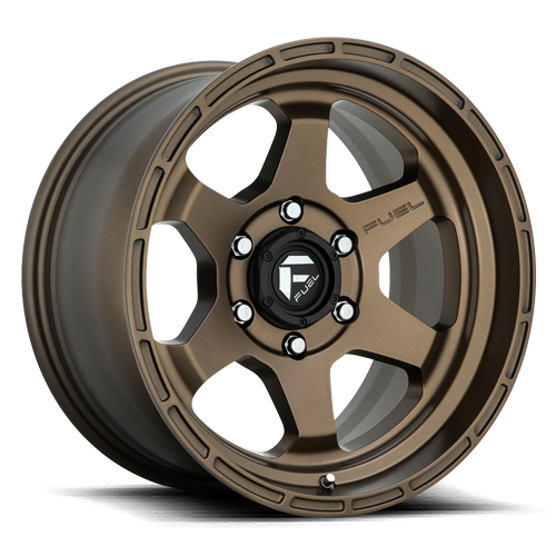 Fuel Off-Road Shok D666 18x9 -12 6x139.7mm 106.1mm Matte Bronze